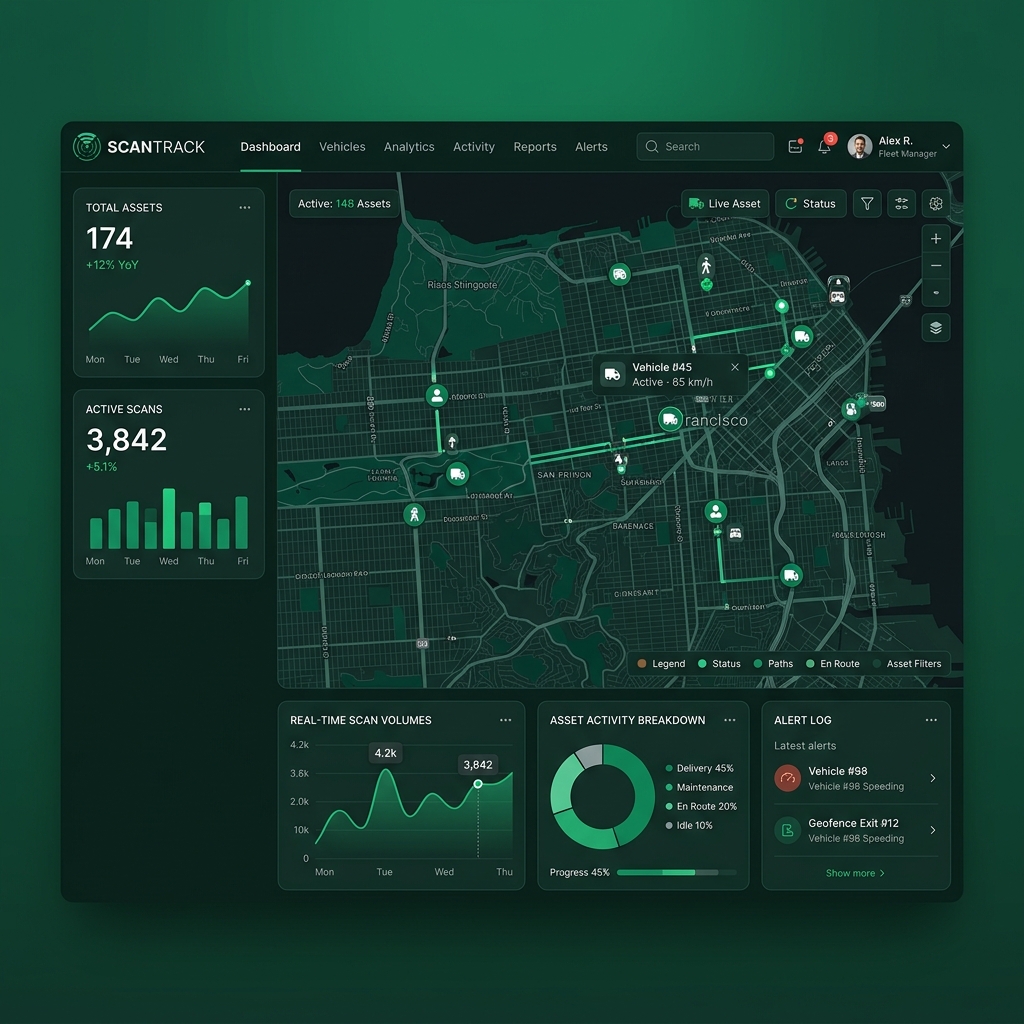 GPS Location Tracking Configuration UI