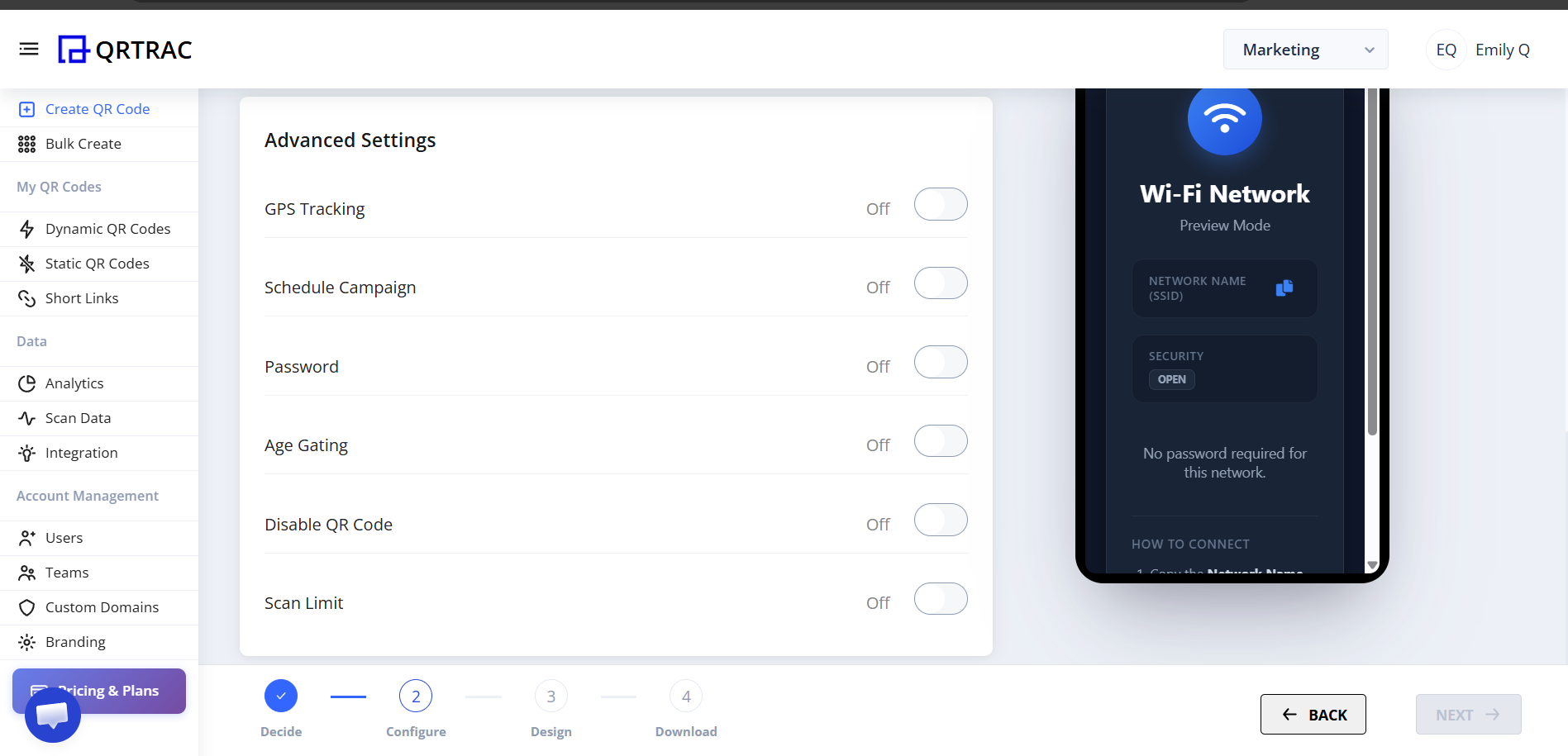 QR Code Design Options