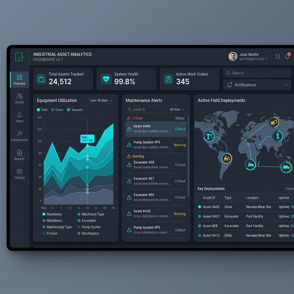 Industrial Asset Tracking Analytics Dashboard
