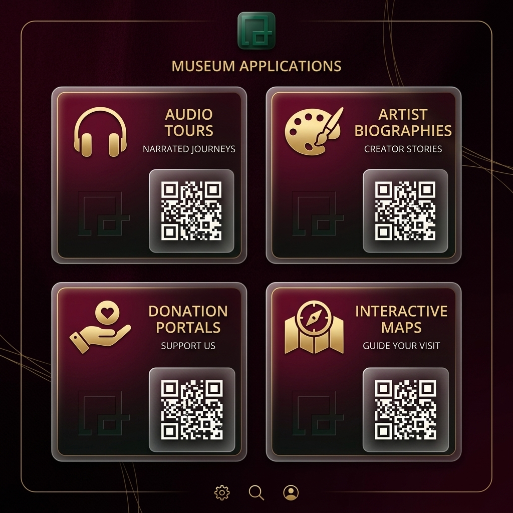 Various Museum QR Applications