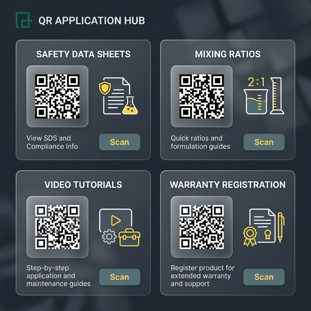 Various Packaging QR Applications